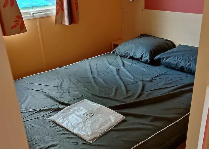 Campsite Mobil-home Avec Terrasse - 4 Pers. - Api-1-52-2039 La Tour-d'Auvergne